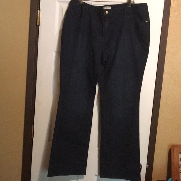 Women’s Coldwater Creek Bookcut Blue Jeans Size 18 - Picture 4 of 7